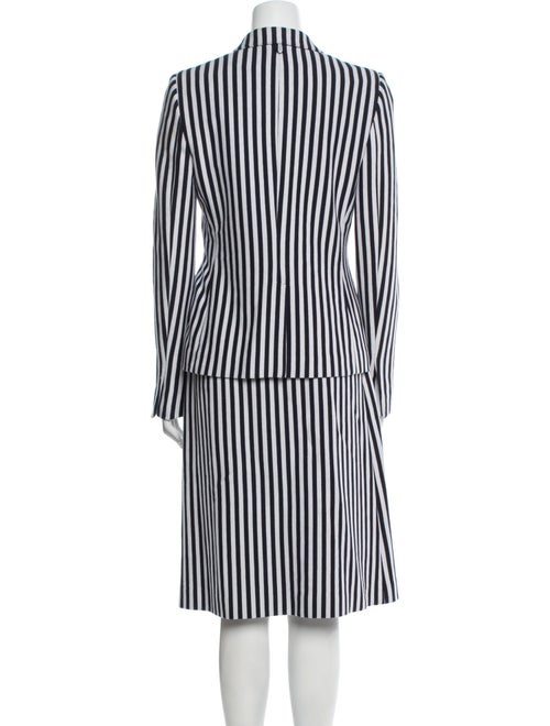 Black Fleece Striped Skirt Suit