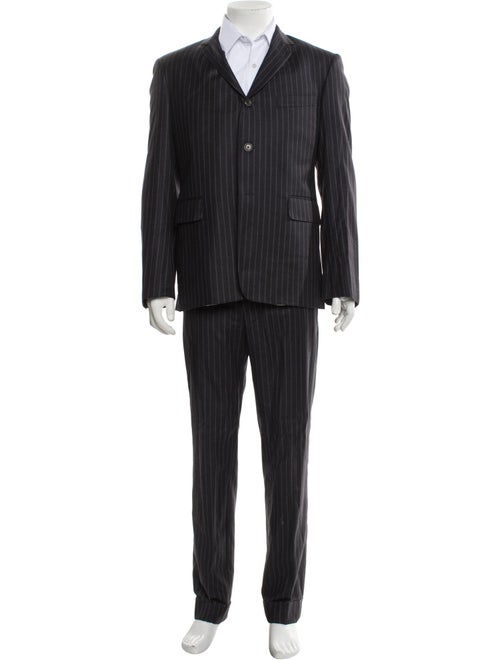 Black Fleece Striped Two-Piece Suit