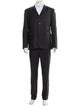 Black Fleece Striped Two-Piece Suit
