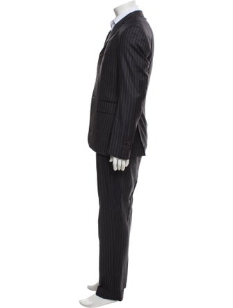 Black Fleece Striped Two-Piece Suit