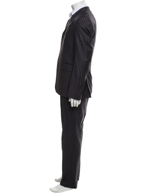 Black Fleece Striped Two-Piece Suit