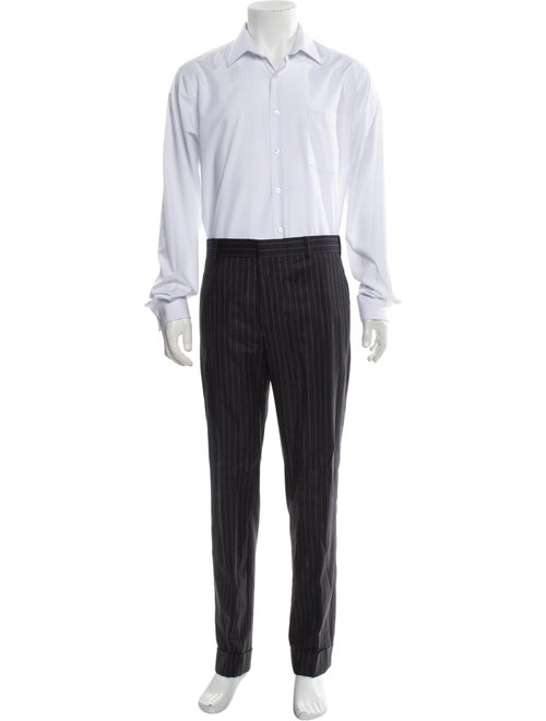 Black Fleece Striped Two-Piece Suit