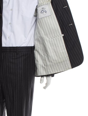 Black Fleece Striped Two-Piece Suit