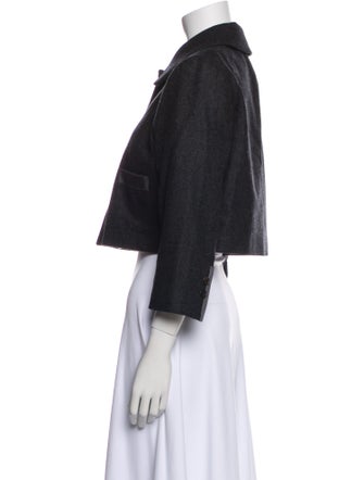 Black Fleece Wool Jacket