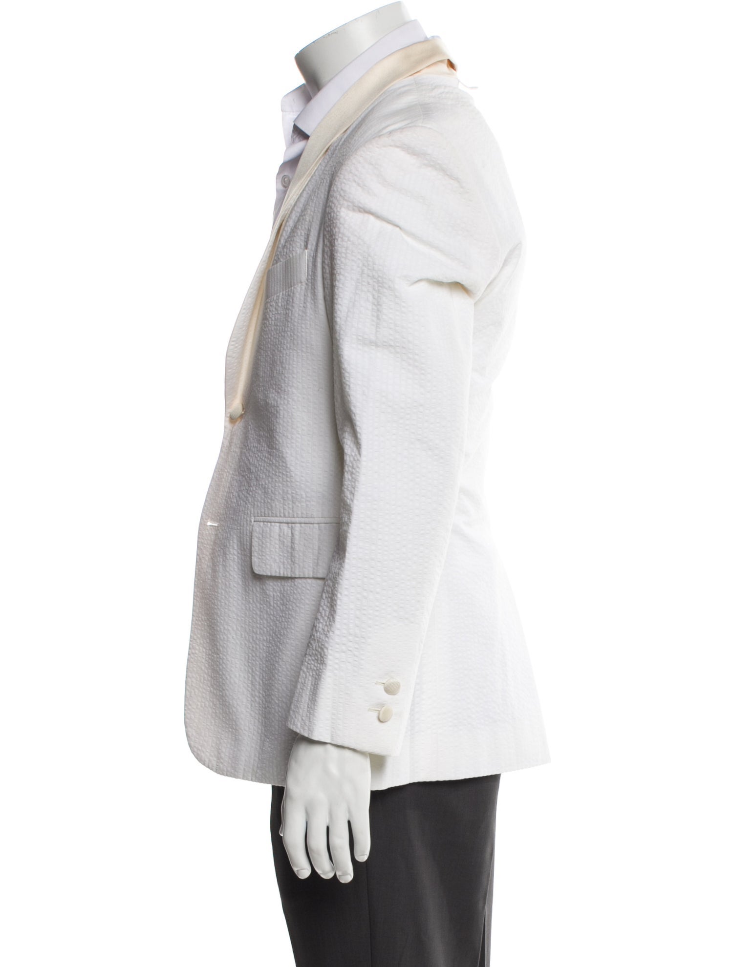 Black Fleece Wool Peacoat