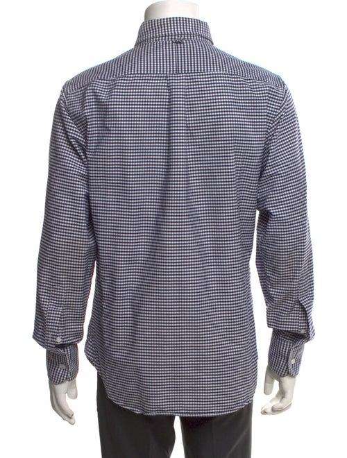 Black Fleece Plaid Print Long Sleeve Shirt