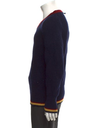 Black Fleece Cashmere V-Neck Pullover