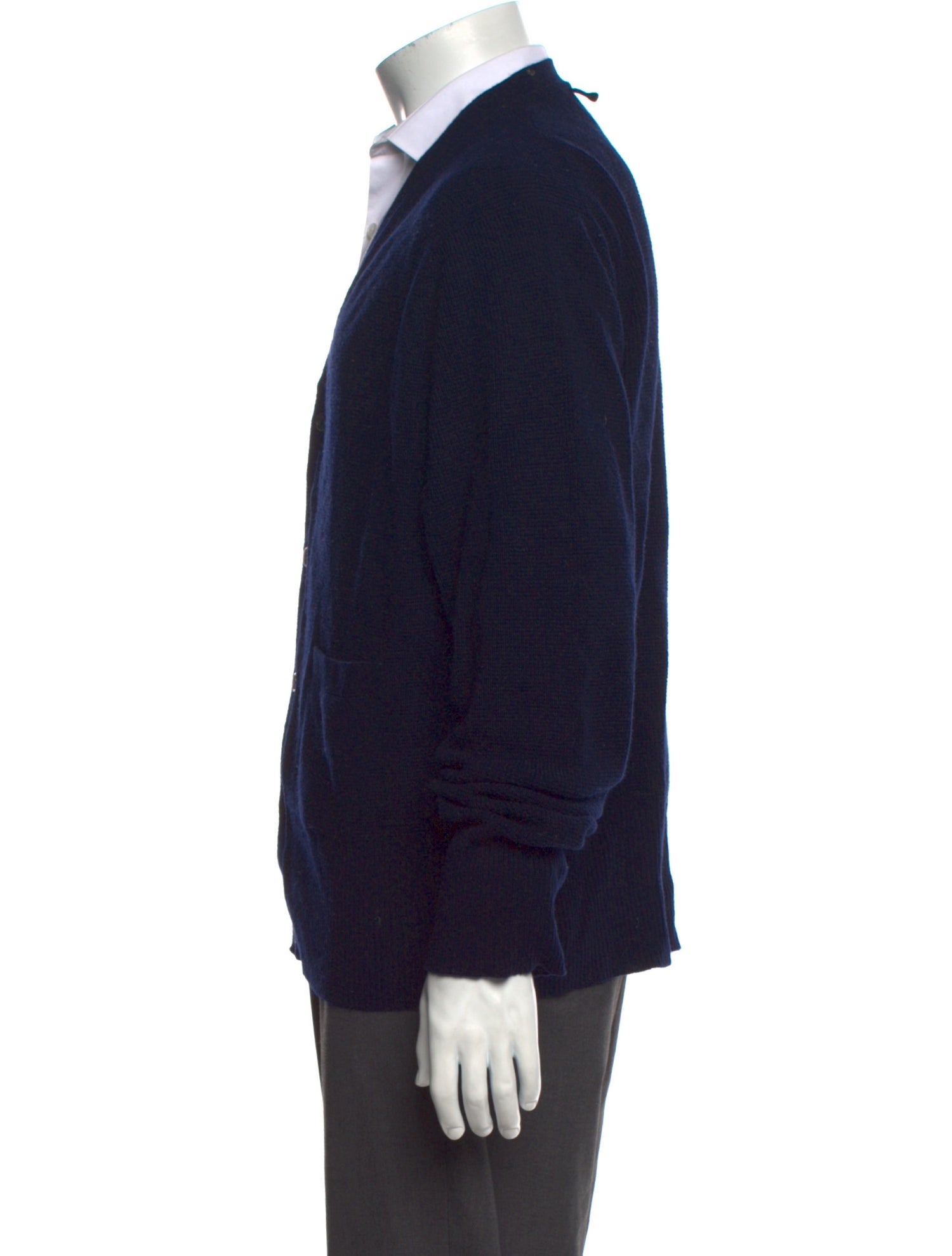 Black Fleece Cashmere V-Neck Cardigan