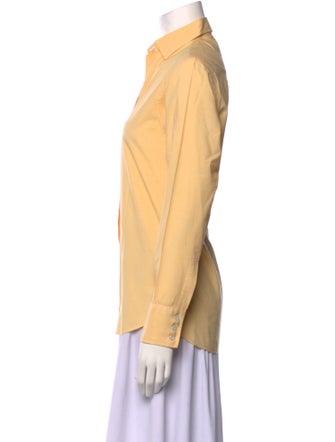 Turnbull & Asser Long Sleeve Button-Up Top