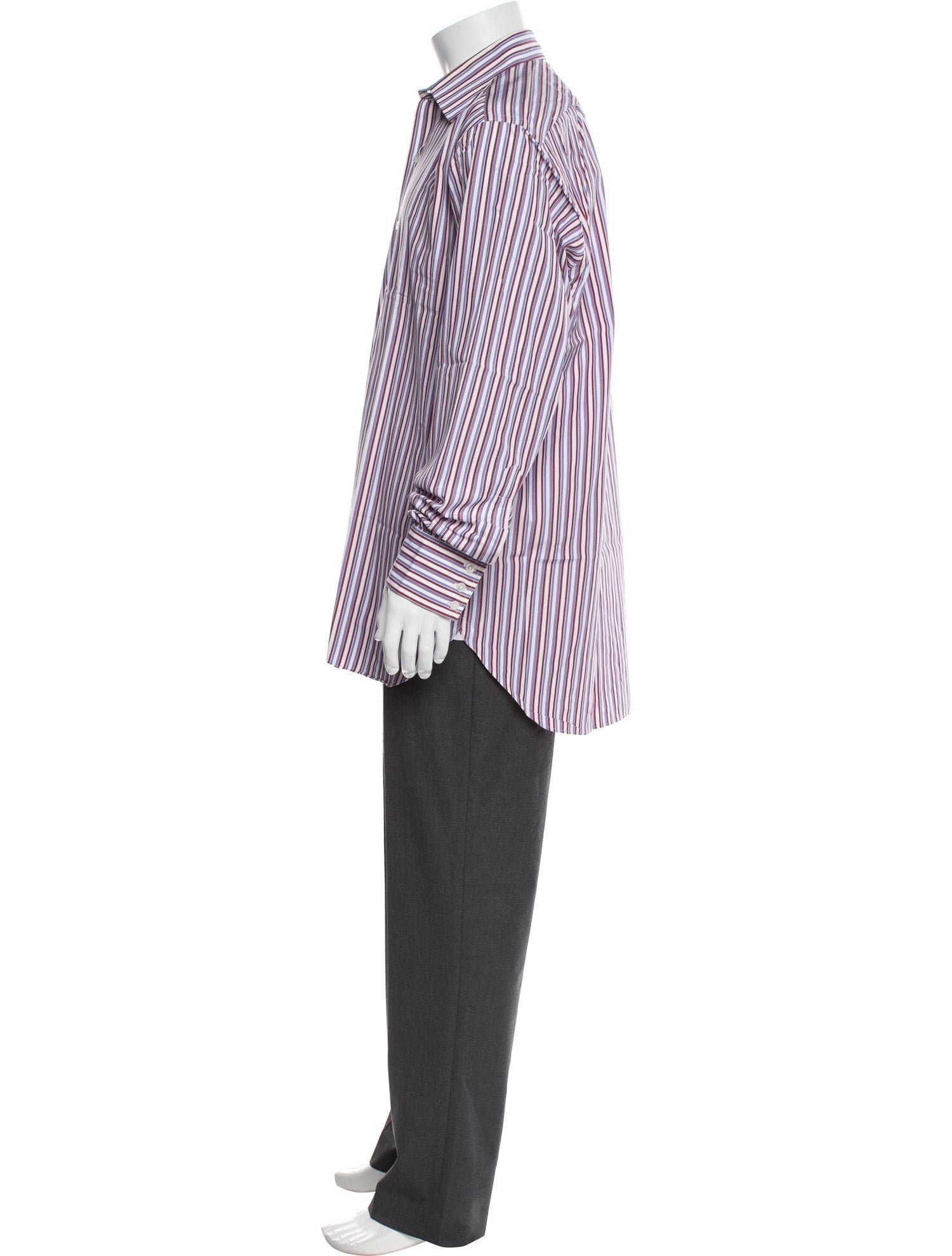 Turnbull & Asser Striped Long Sleeve Shirt