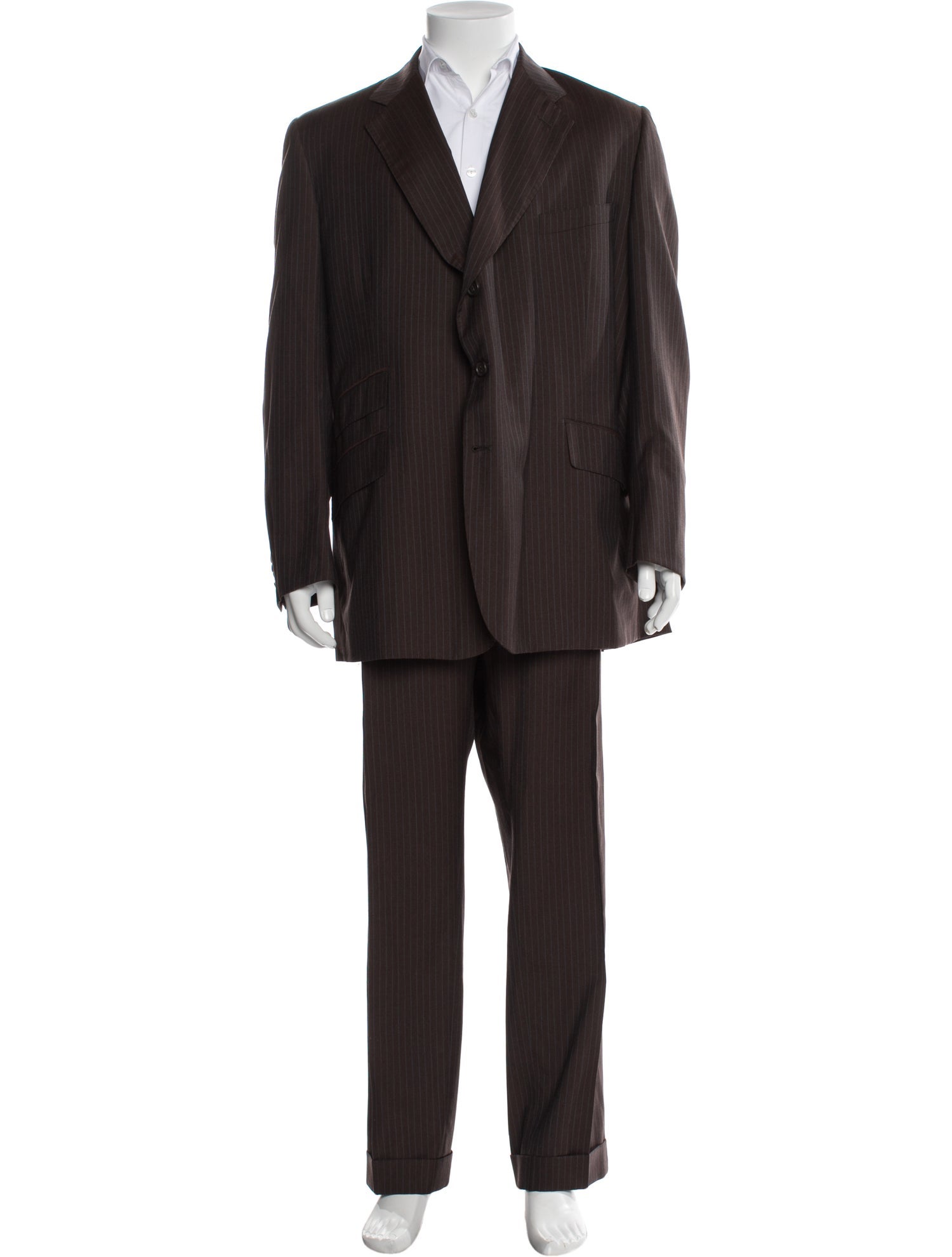 Turnbull & Asser Striped Two-Piece Suit