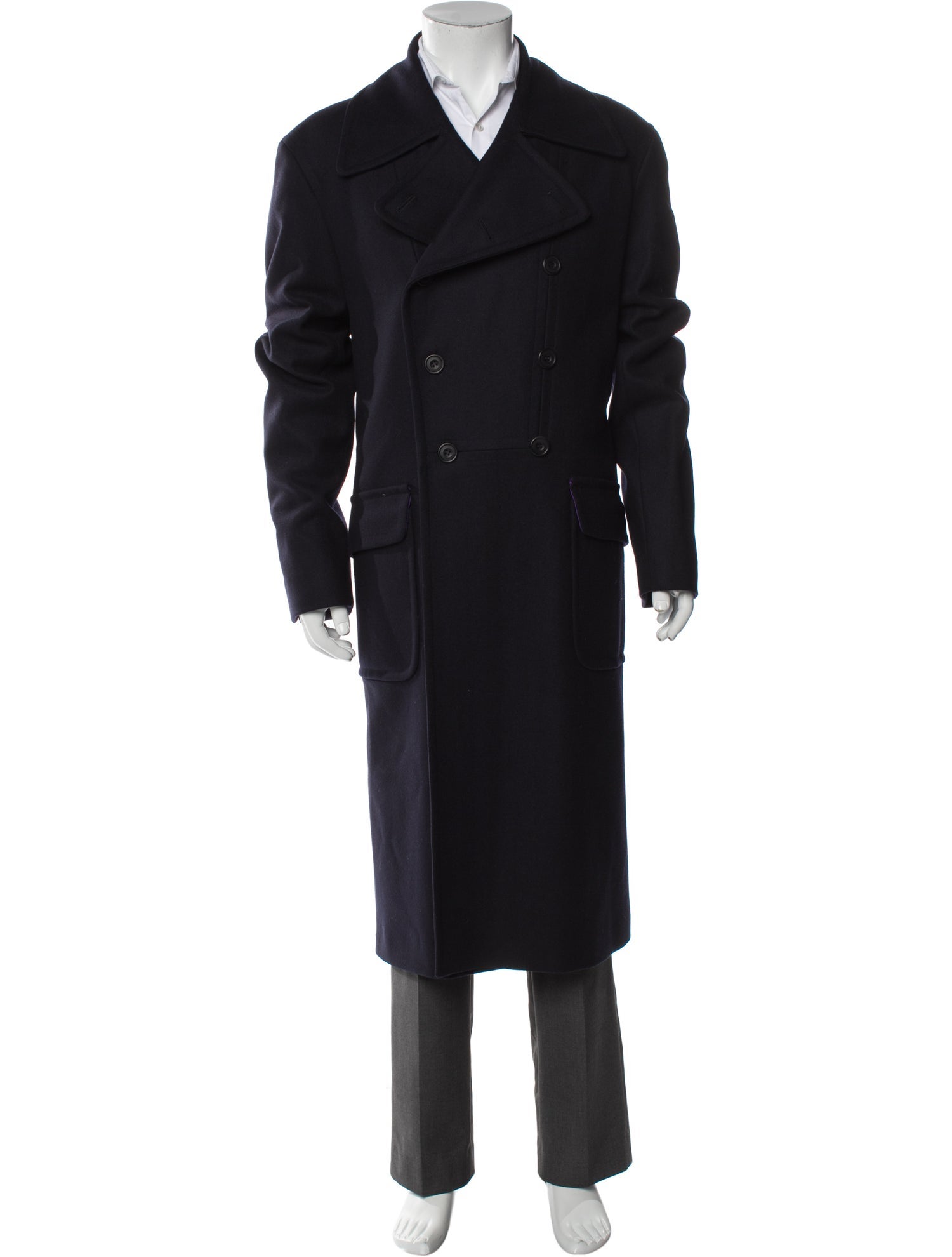 Turnbull & Asser Wool Trench Coat