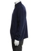 Turnbull & Asser Merino Wool Mock Neck Cardigan
