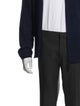 Turnbull & Asser Merino Wool Mock Neck Cardigan