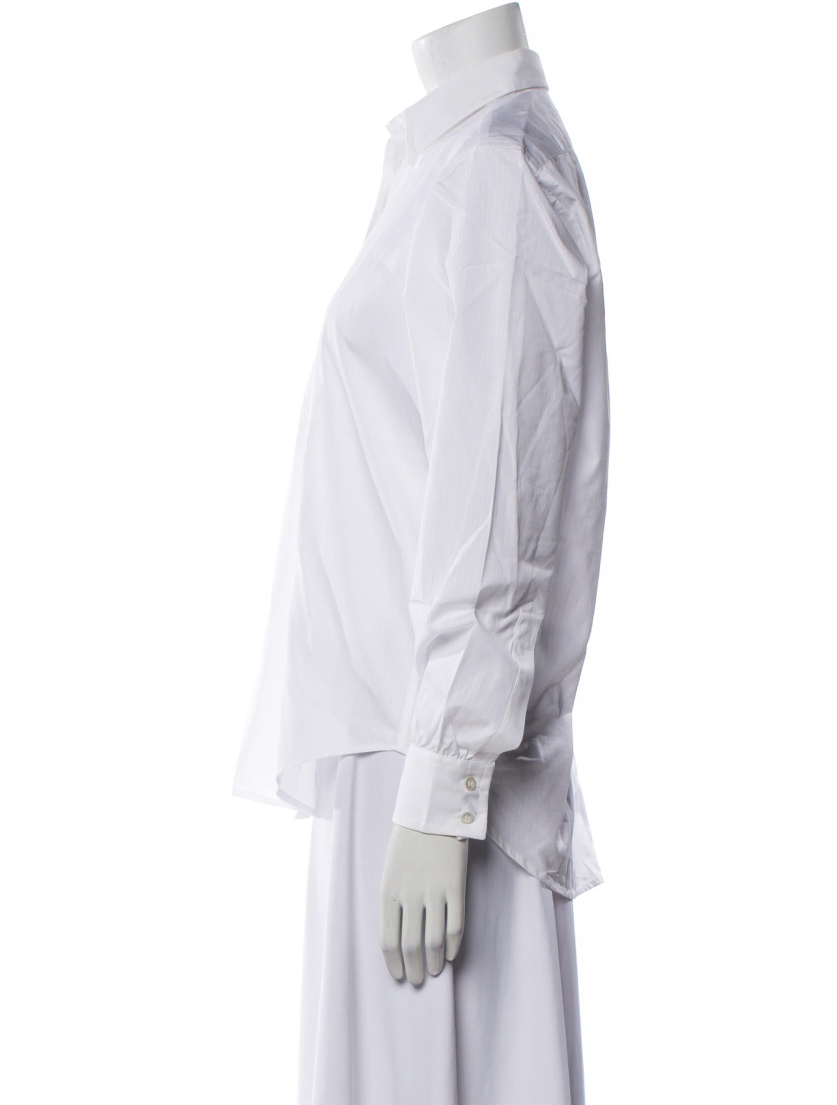 Turnbull & Asser Long Sleeve Button-Up Top