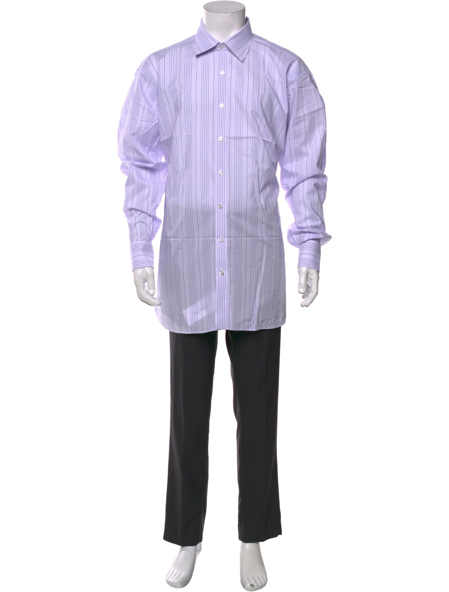 Turnbull & Asser Striped Long Sleeve Shirt