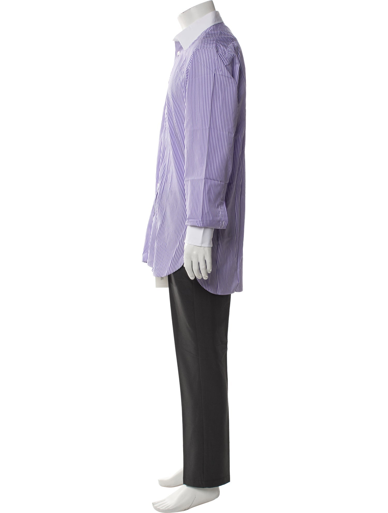 Turnbull & Asser Striped Long Sleeve Shirt