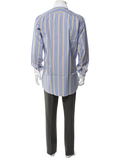 Turnbull & Asser Striped Long Sleeve Dress Shirt