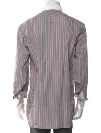 Turnbull & Asser Striped Long Sleeve Dress Shirt