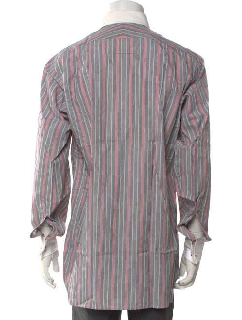 Turnbull & Asser Striped Long Sleeve Dress Shirt
