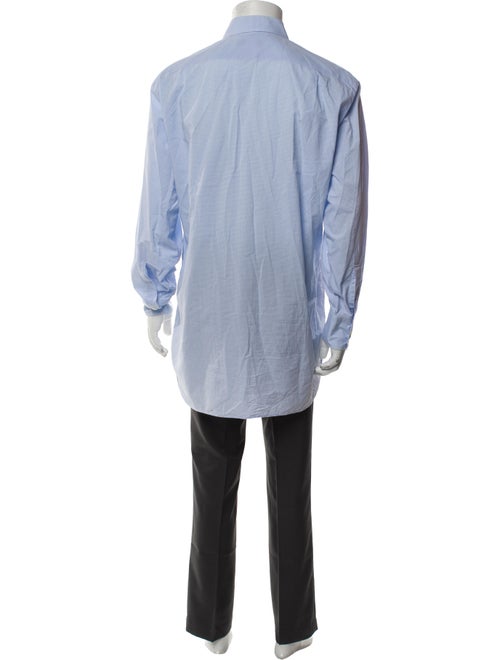 Turnbull & Asser Plaid Print Long Sleeve Dress Shirt