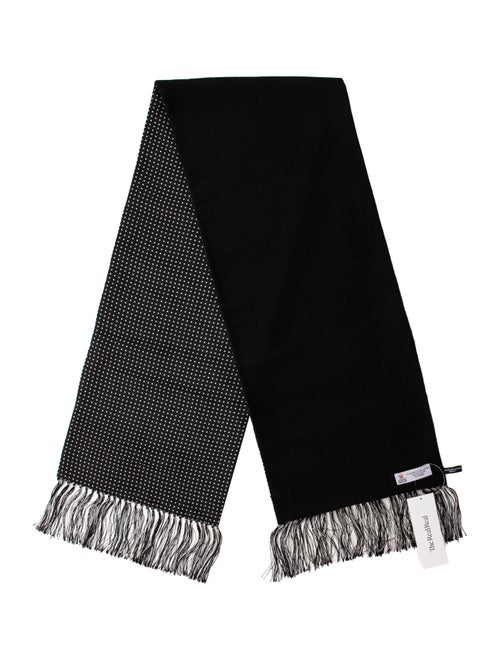 Turnbull & Asser Cashmere Polka Dot Print Shawl