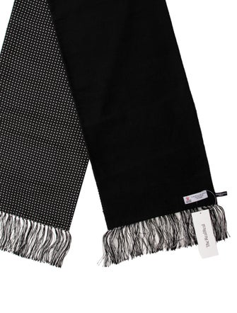 Turnbull & Asser Cashmere Polka Dot Print Shawl