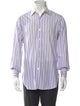 Turnbull & Asser Striped Long Sleeve Dress Shirt