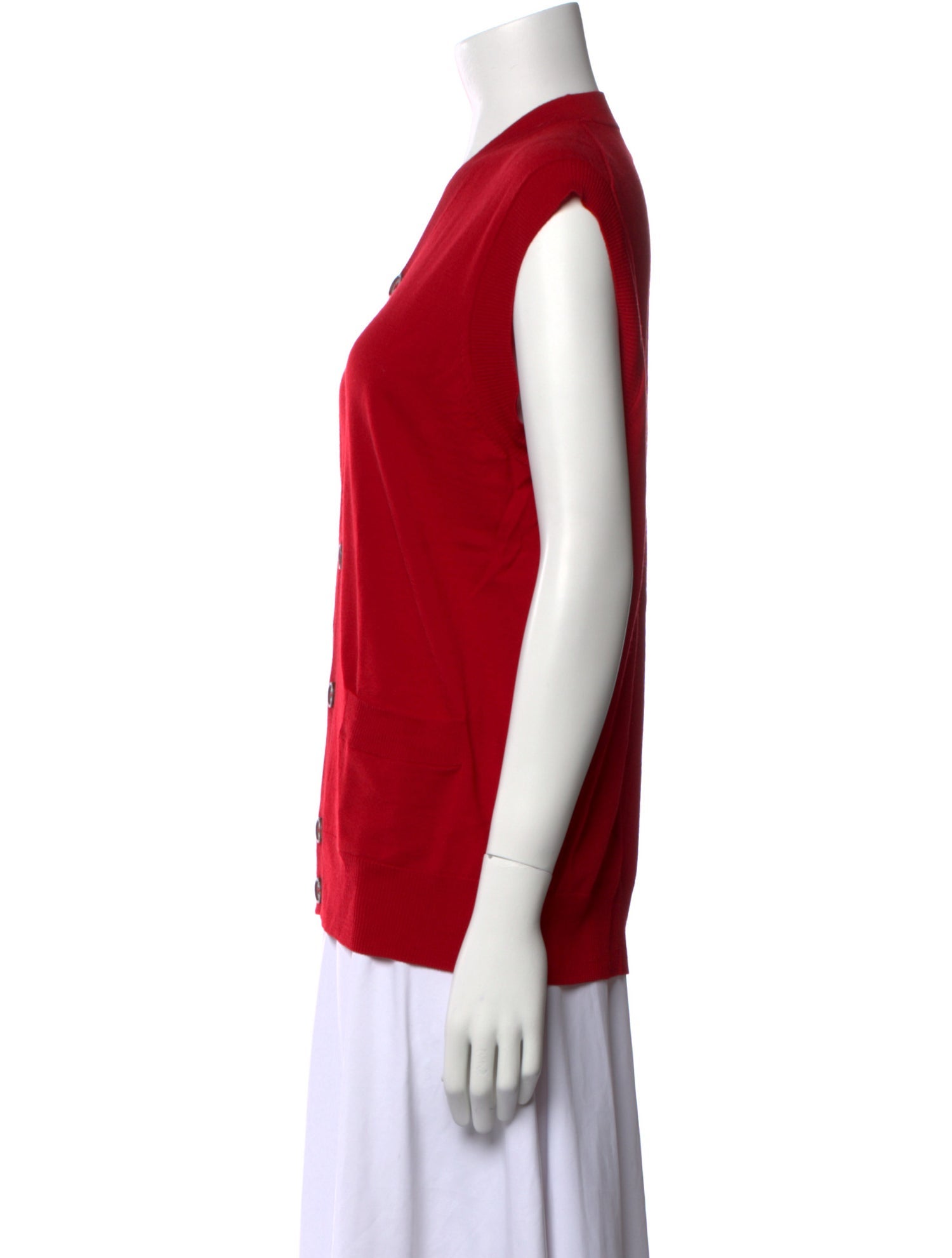 Turnbull & Asser Merino Wool V-Neck Sweater