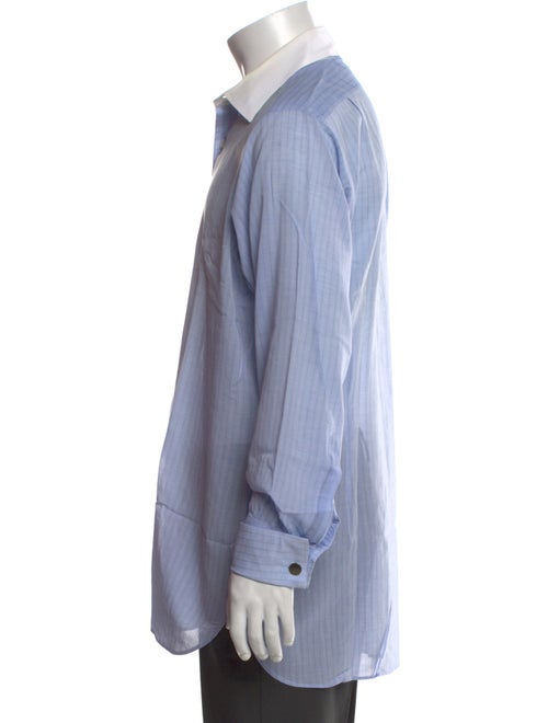 Turnbull & Asser Striped Long Sleeve Dress Shirt