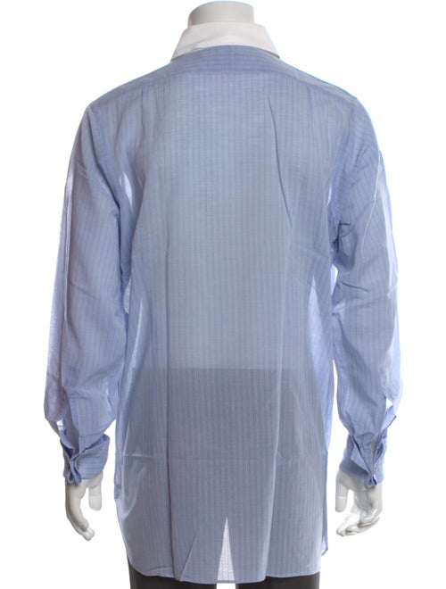 Turnbull & Asser Striped Long Sleeve Dress Shirt