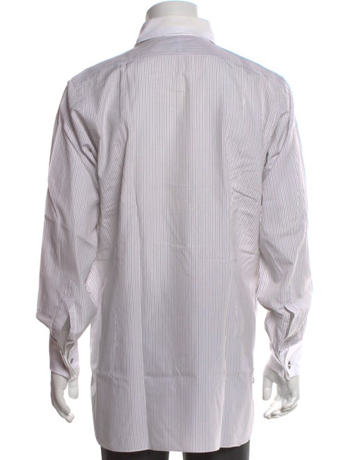 Turnbull & Asser Striped Long Sleeve Dress Shirt
