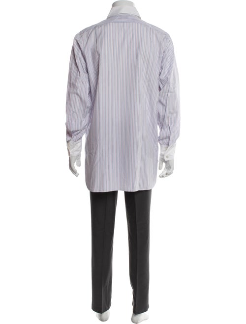 Turnbull & Asser Striped Long Sleeve Dress Shirt