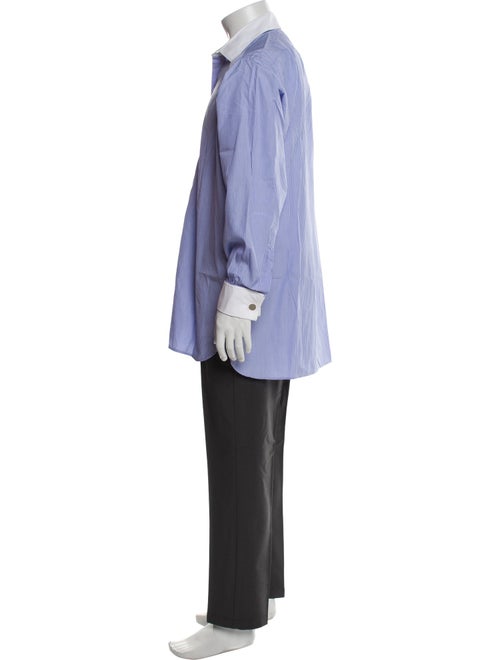 Turnbull & Asser Striped Long Sleeve Dress Shirt