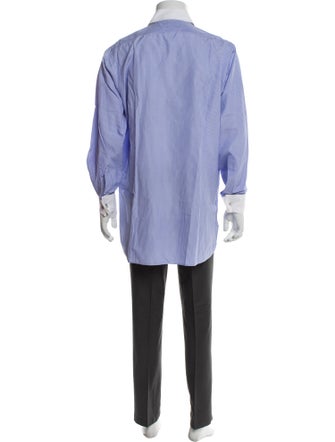 Turnbull & Asser Striped Long Sleeve Dress Shirt