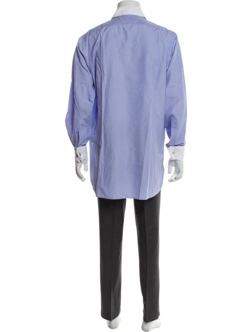 Turnbull & Asser Striped Long Sleeve Dress Shirt