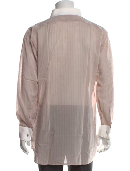 Turnbull & Asser Striped Long Sleeve Dress Shirt