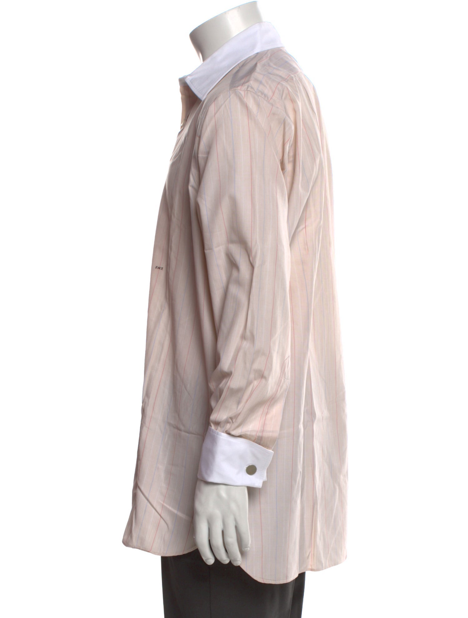 Turnbull & Asser Striped Long Sleeve Dress Shirt