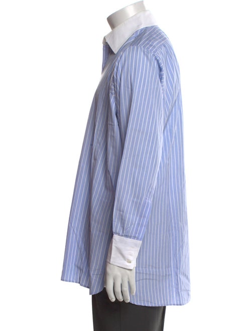 Turnbull & Asser Striped Long Sleeve Dress Shirt