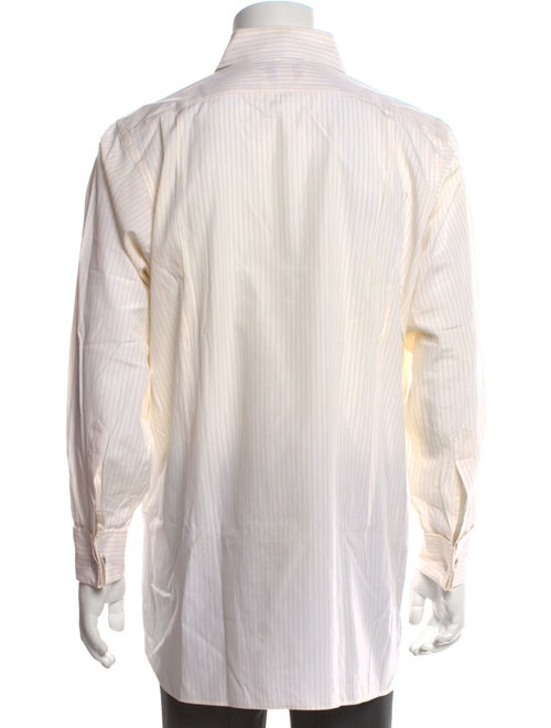 Turnbull & Asser Striped Long Sleeve Dress Shirt
