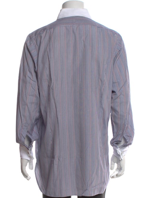 Turnbull & Asser Striped Long Sleeve Dress Shirt