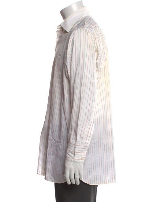 Turnbull & Asser Striped Long Sleeve Dress Shirt