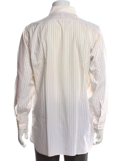 Turnbull & Asser Striped Long Sleeve Dress Shirt