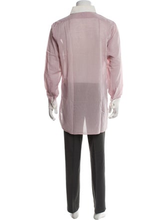 Turnbull & Asser Striped Long Sleeve Dress Shirt
