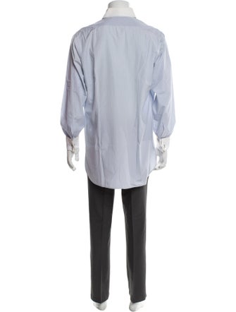 Turnbull & Asser Striped Long Sleeve Dress Shirt