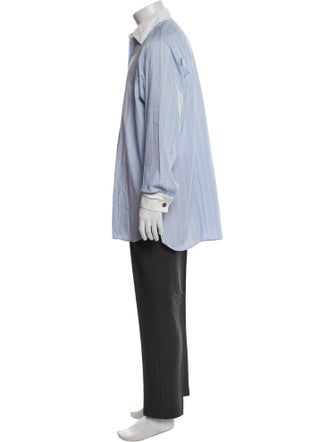 Turnbull & Asser Striped Long Sleeve Dress Shirt