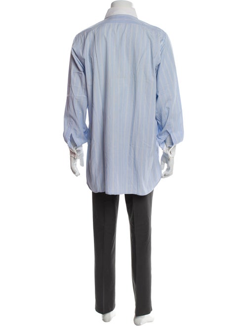Turnbull & Asser Striped Long Sleeve Dress Shirt