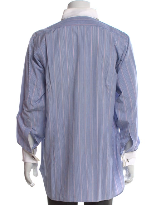 Turnbull & Asser Striped Long Sleeve Dress Shirt