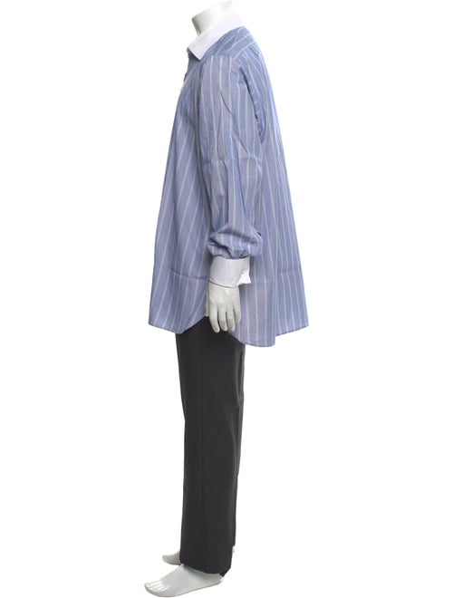 Turnbull & Asser Striped Long Sleeve Dress Shirt