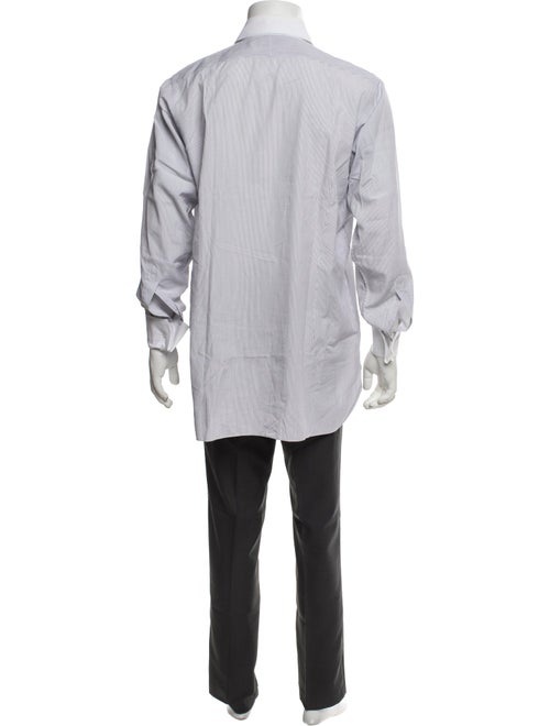 Turnbull & Asser Striped Long Sleeve Dress Shirt